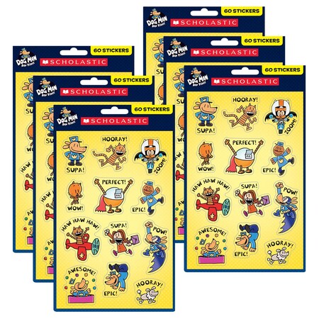 Scholastic Teaching Resources Dog Man Stickers, PK360 862617